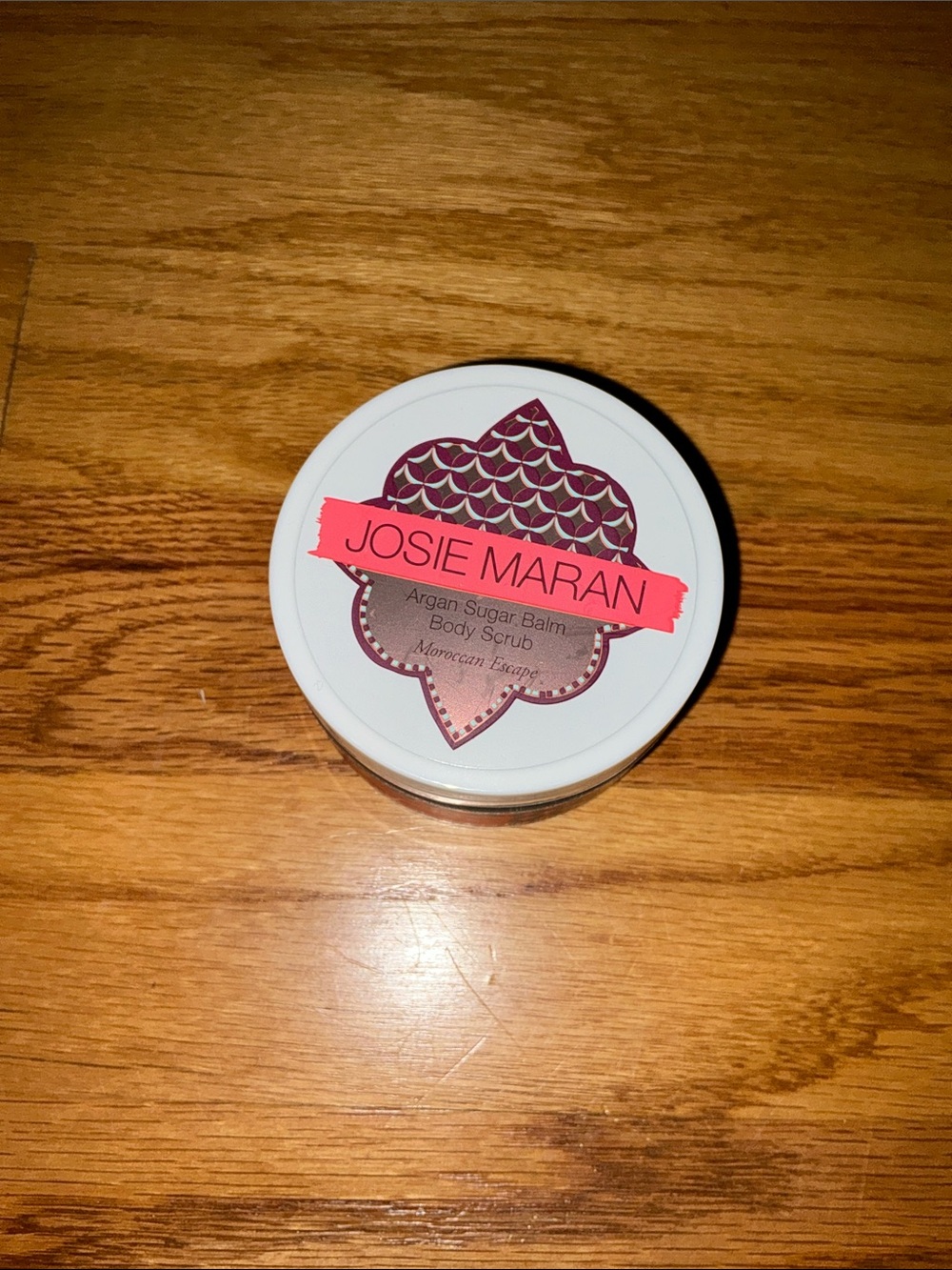 JOSIE MARAN - ARGAN SUGAR BALM BODY SCRUB - MOROCCAN ESCAPE - 4.4 OZ. - NEW